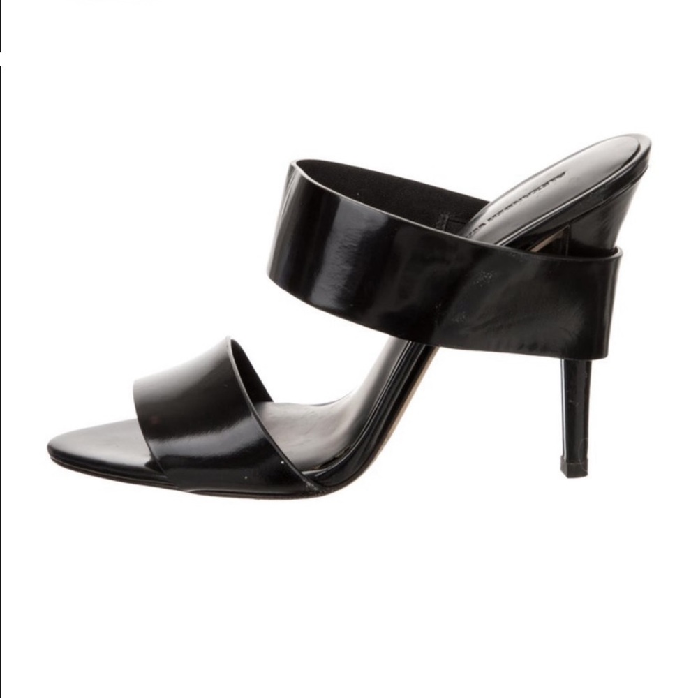 Alexander Wang Black Leather Heel